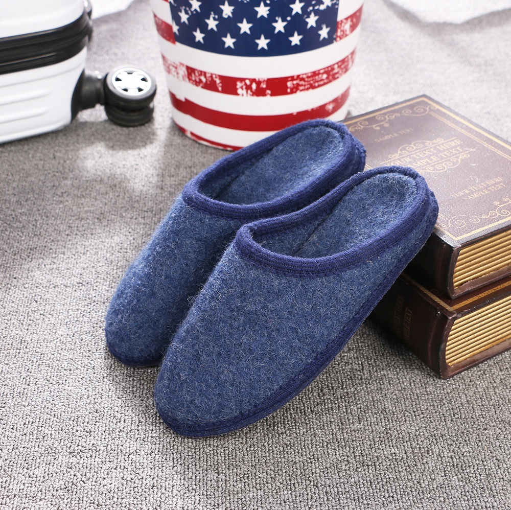 LE KAPMOZ Unisex House Slipper for Men and Women Breathable Wool Warm ...